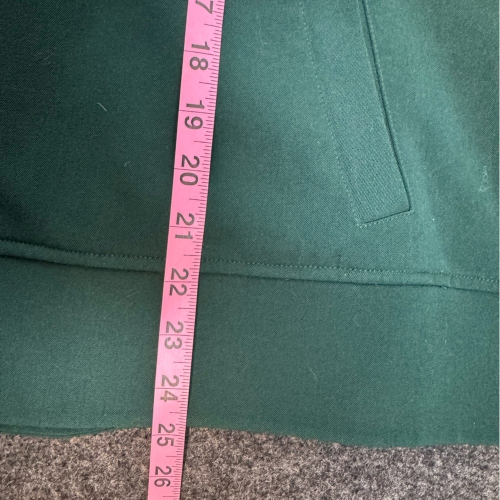 Universal Standards Tailored Forest Green Zip Up … - image 8